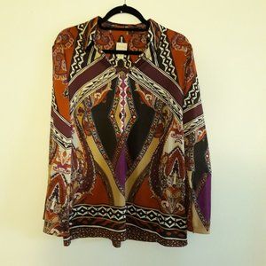 Chico's Women Maze Long Sleeve Top